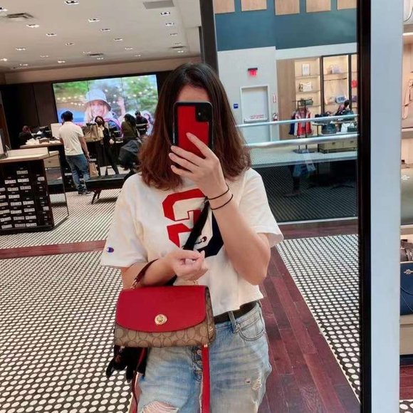 coach Tilly Satchel 23 In Signature Canvas C1439 - Picture 4 of 13